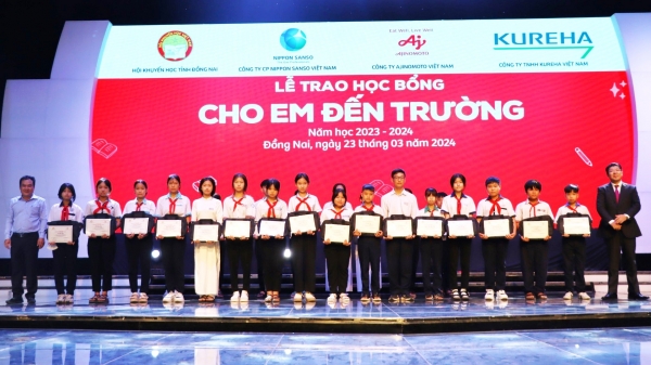 Ajinomoto Việt Nam - 20 năm đồng hành cùng học bổng ‘Cho em đến trường’