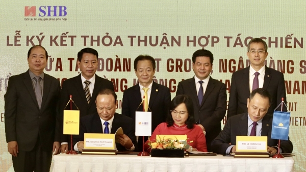 Hợp tác chiến lược giữa Tập đoàn T&T, SHB và Vietnam Airlines, đường sắt Việt Nam