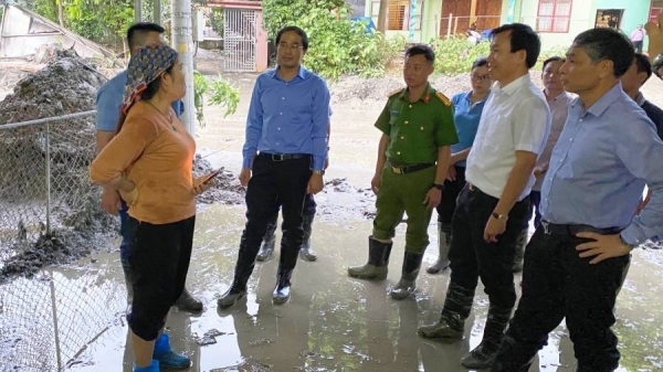 Chủ tịch tỉnh Lào Cai kiểm tra công tác khắc phục sự cố hồ thải quặng