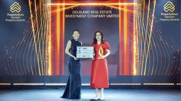 DOJILAND chiến thắng nhiều hạng mục của Giải thưởng Bất động sản Việt Nam PropertyGuru 2023