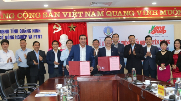 Sở NN-PTNT tỉnh Quảng Ninh và Báo Nông nghiệp Việt Nam ký kết hợp tác truyền thông