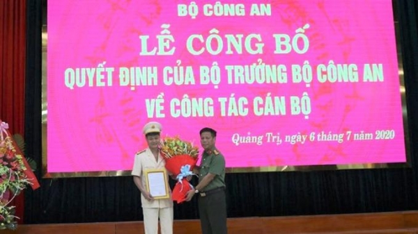 Trung tá Kiều Đức Tính giữ chức Phó Giám đốc Công an tỉnh Quảng Trị