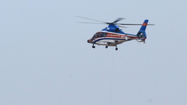 Khám phá máy bay trực thăng EC155 B1 giải cứu thuyền viên tàu Vietship 01