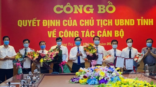 Chủ tịch tỉnh Quảng Trị bổ nhiệm lãnh đạo một số Sở, ngành