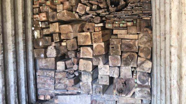 Bắt vụ vận chuyển gỗ, đá quý xuyên biên giới quy mô hàng chục tỷ đồng