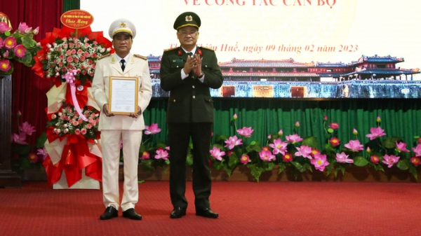 Thượng tá Hồ Xuân Phương làm Phó Giám đốc Công an Thừa Thiên - Huế