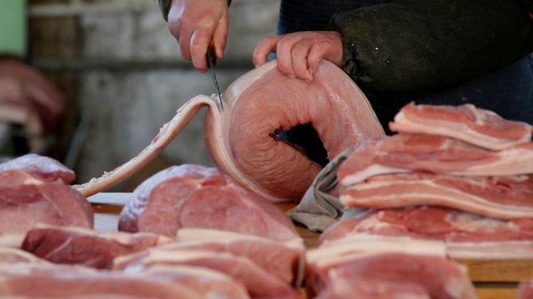 Trung Quốc sắp áp thuế cao đối với thịt lợn nhập khẩu