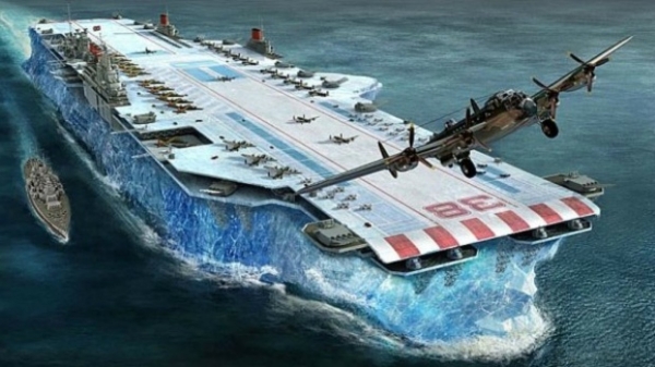 Kế hoạch Anh đánh bại phát xít Đức bằng 'tàu sân bay băng trôi'