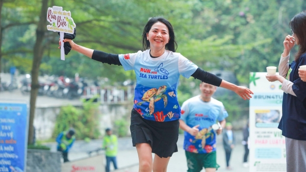 500 vận động viên tham gia giải 'Chạy vì rùa'