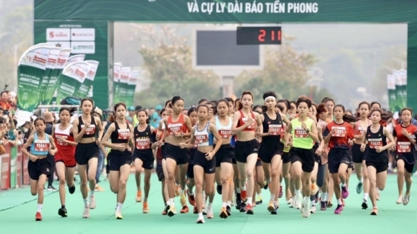 Gần 12.000 vận động viên tham dự giải Vô địch quốc gia Marathon