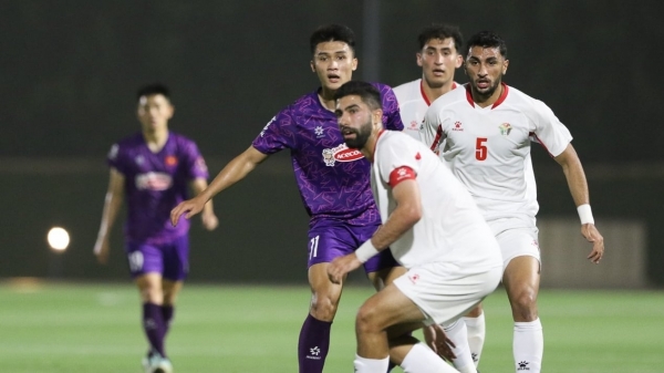 U23 Việt Nam thua trong trận giao hữu với U23 Jordan