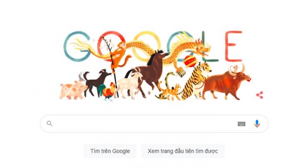 Google Doodle hôm nay 12/2: Tết Nguyên đán 2021