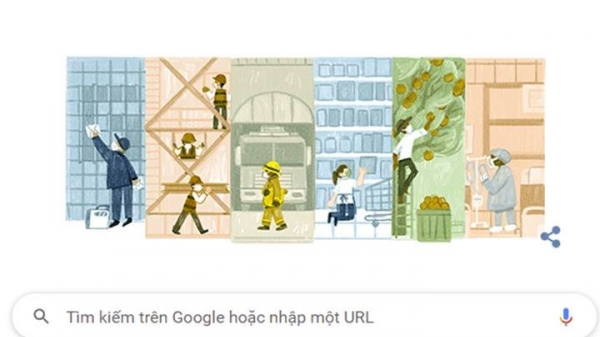 Google Doodle hôm nay 1/5: Ngày Quốc tế lao động 2021