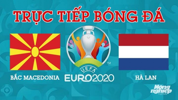 Trực tiếp bóng đá Bắc Macedonia vs Hà Lan trên VTV3 ngày 21/6