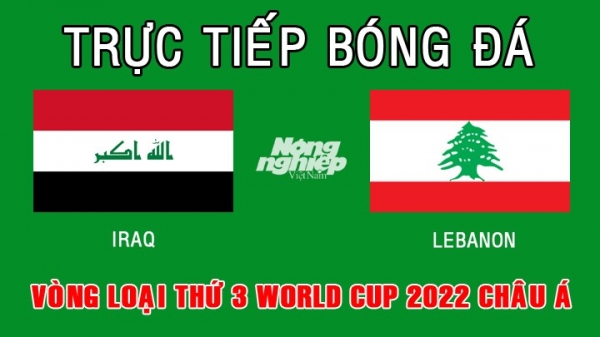 Trực tiếp Iraq vs Lebanon tại Vòng loại 3 World Cup 2022