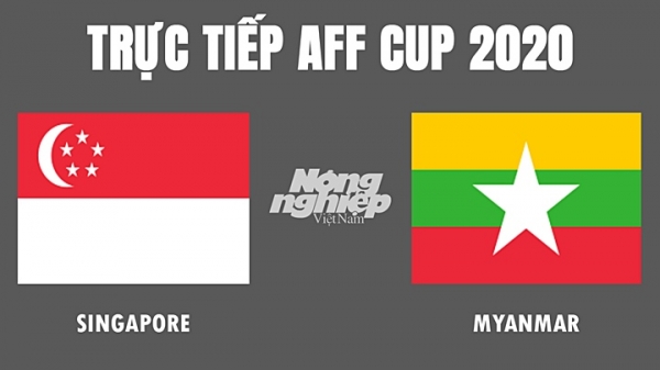 Trực tiếp bóng đá Singapore vs Myanmar tại AFF Cup hôm nay 5/12