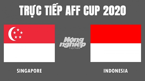 Trực tiếp Singapore vs Indonesia tại AFF Cup 2020 trên VTV5, VTV6 hôm nay 22/12