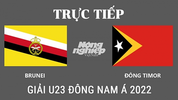 Trực tiếp Brunei vs Đông Timor giải U23 Đông Nam Á 2022 hôm nay 17/2
