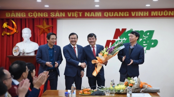 Ông Trần Văn Cao giữ chức Phó Tổng Biên tập Báo Nông nghiệp Việt Nam