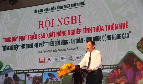 Bộ trưởng Nguyễn Xuân Cường gợi ý 7 định hướng để TT- Huế phát triển nông nghiệp
