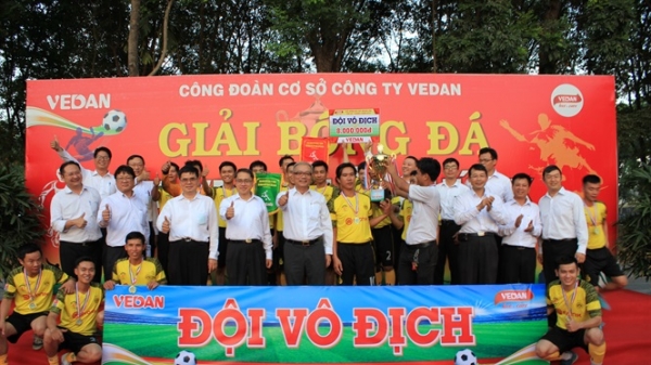 Tổ chức thành công giải bóng đá Cup Vedan lần thứ 20