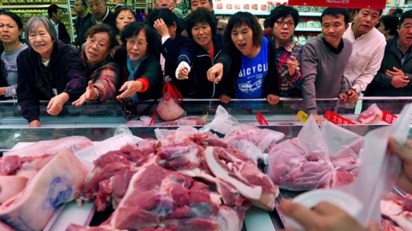 Trung Quốc lo thiếu thịt heo dịp quốc khánh