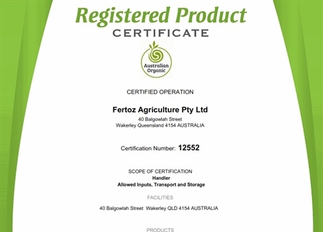 FMP Ninh Bình tiếp tục được chứng nhận là sản phẩm đầu vào Nông nghiệp hữu cơ tại Úc và New Zealand