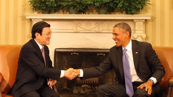 Chủ tịch nước mời Tổng thống Hoa Kỳ Obama sớm thăm Việt Nam