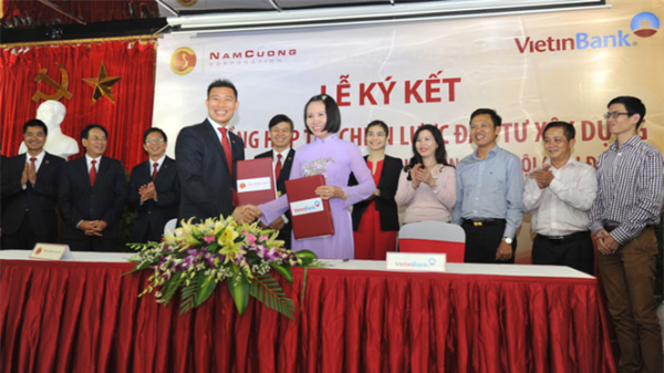 VietinBank Nam Thăng Long hợp tác chiến lược với Tập đoàn Nam Cường