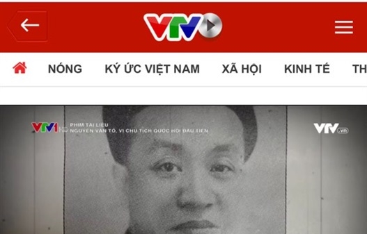 Đài Truyền hình Việt Nam: Nói sai tiểu sử cụ Nguyễn Văn Tố