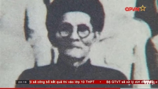 Kênh quốc phòng Việt Nam đưa sai hình ảnh cụ Nguyễn Văn Tố