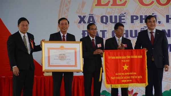 Thủ tướng Nguyễn Xuân Phúc tham dự lễ công nhận xã Quế Phú đạt chuẩn NTM