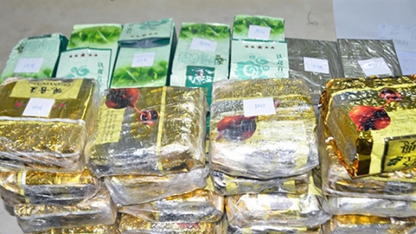 Nghệ An: Thu giữ 20 bánh heroin và 40kg ma túy đá