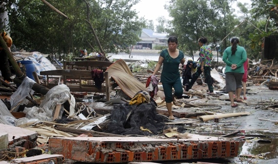 Cà Mau: Lốc xoáy làm sập nhà khiến một phụ nữ tử vong