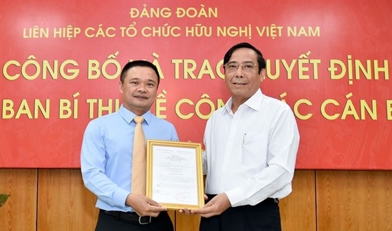 Ông Bạch Ngọc Chiến tham gia Đảng đoàn Liên hiệp các tổ chức hữu nghị Việt Nam