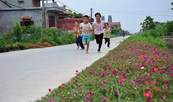9/9 đơn vị cấp huyện ở Nam Định đạt chuẩn nông thôn mới