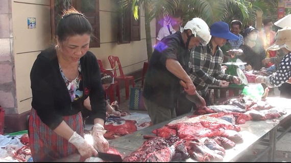 Thịt trâu chọi vô địch Đồ Sơn được bán 7 triệu đồng/kg