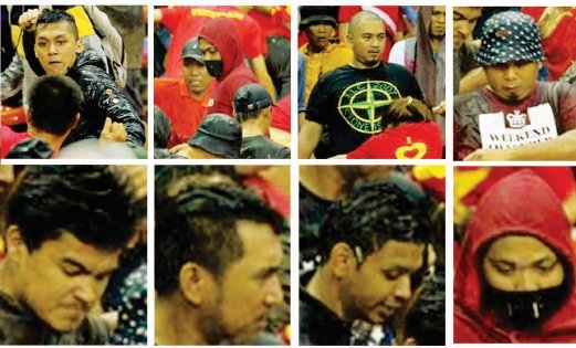 12 tên hooligans tấn công CĐV Việt Nam đang bị cảnh sát Malaysia truy nã