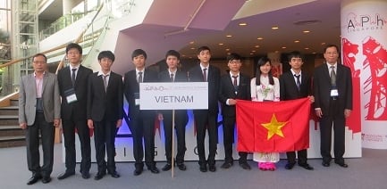 Nam sinh xứ Nghệ giành huy chương Vàng Olympic Vật lý châu Á 2014