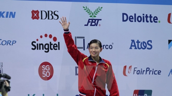 Ánh Viên giành thêm tấm vé tham dự Olympic cho bơi lội Việt Nam