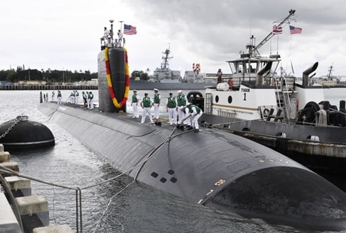 Mỹ đưa tàu ngầm tàng hình hiện đại nhất tới Hàn Quốc