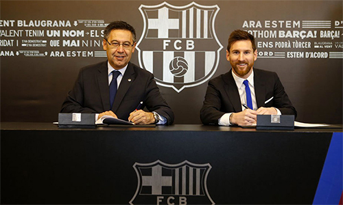 Messi ở lại Barca đến 2021, có phí phá hợp đồng 835 triệu đôla