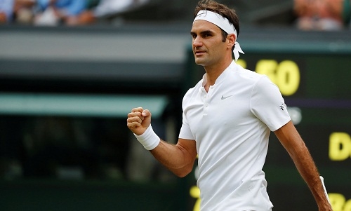 Federer vượt khó, thắng trắng ba set ở vòng hai Wimbledon