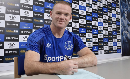 Rooney ký hợp đồng với Everton