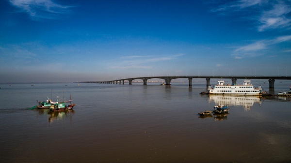 Sáng nay chính thức thông xe cầu vượt biển dài nhất Việt Nam