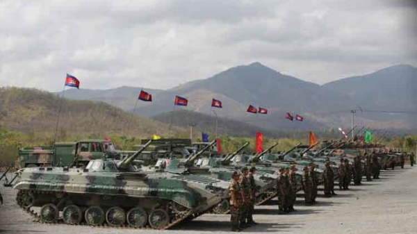 Campuchia tập trận quân sự lớn chưa từng có với Trung Quốc
