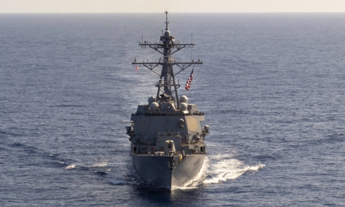 Mỹ điều tàu chiến đi qua eo biển Đài Loan