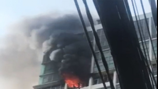 TP.HCM: Cháy lớn ở tòa nhà The Vista An Phú quận 2