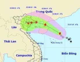 Bão số 3 mạnh lên, uy hiếp các tỉnh từ Quảng Ninh đến Nam Định