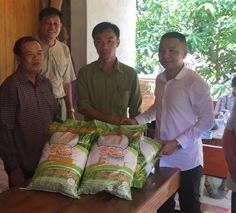 ThaiBinh Seed 'cõng' 2.000 kg gạo ủng hộ đồng bào vùng lũ Quan Sơn